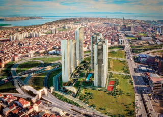 Watch Istanbul From A Panoramic Lake And Sea View 