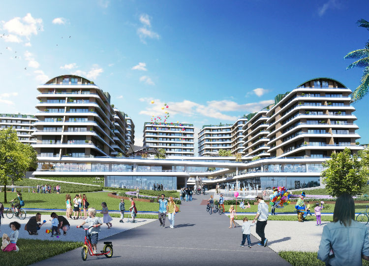 Apartments With Wide Balconies And Terraces Integrating With The Sea