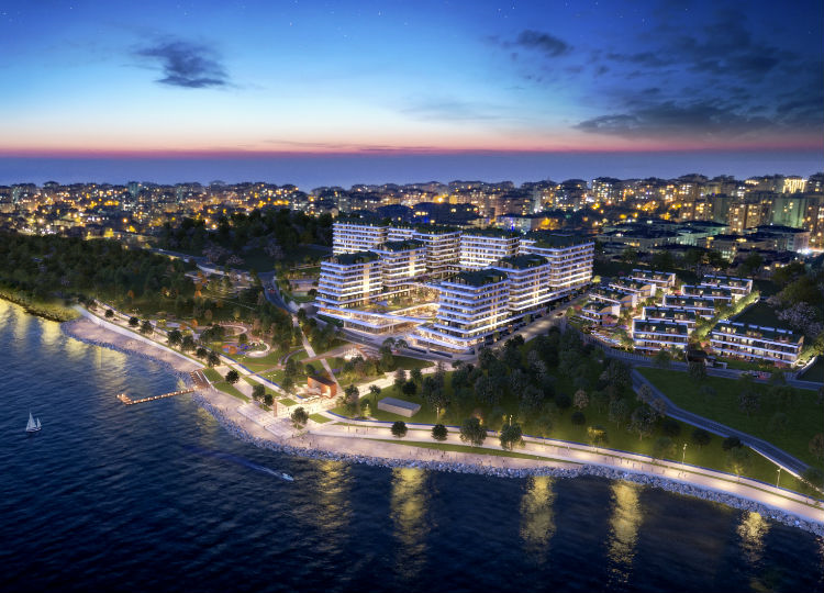 Apartments With Wide Balconies And Terraces Integrating With The Sea