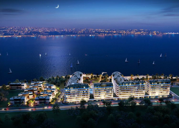 Apartments With Wide Balconies And Terraces Integrating With The Sea