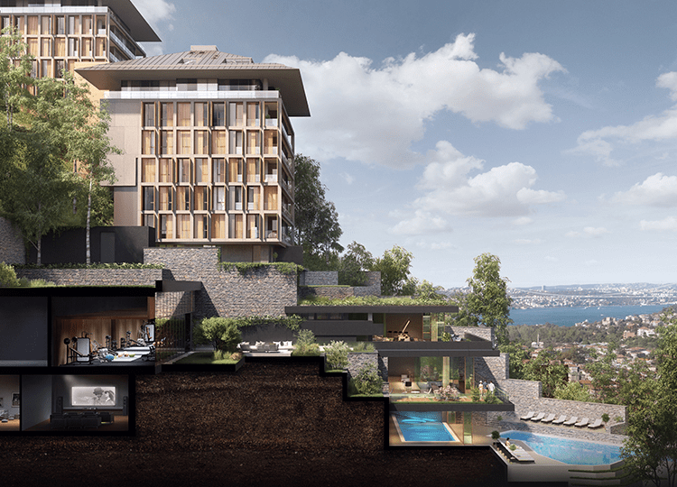 Sea And Bridge View Residences For Sale In Üsküdar