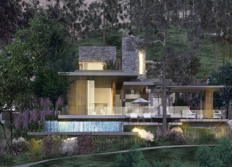 Villas; Integrate Nature, Respects The Environment, Modern Design