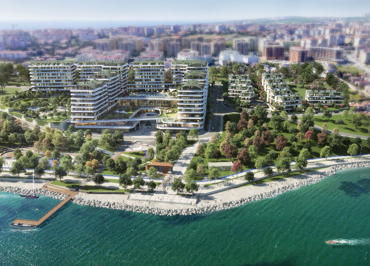 Apartments With Wide Balconies And Terraces Integrating With The Sea