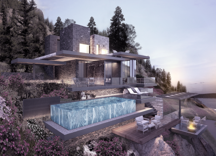 Villas; Integrate Nature, Respects The Environment, Modern Design